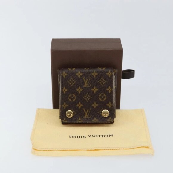 LOUIS VUITTON Monogram Jewelry case Jewelry Box LV Auth 128535 - Picture 1 of 15